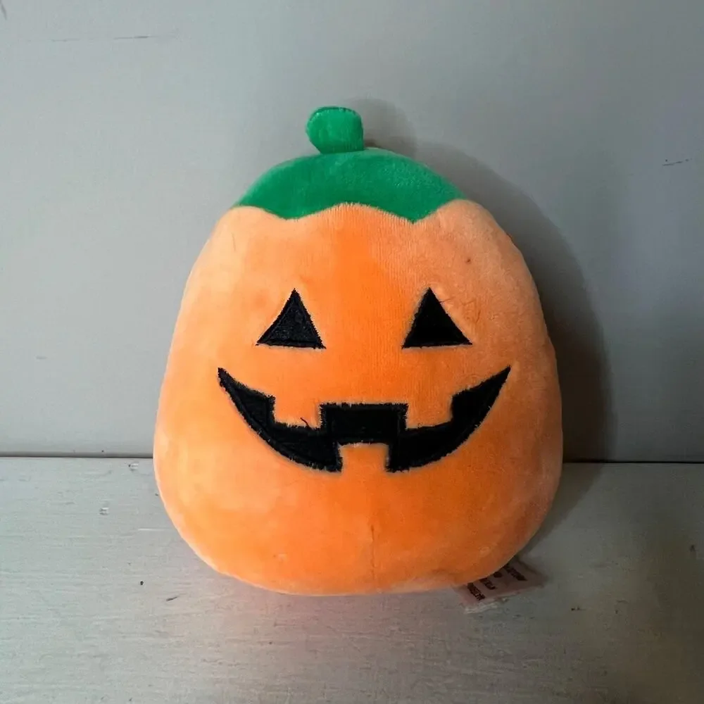 Squishmallow Halloween Plush Orange Pumpkin Jack O'Lantern 2019 5